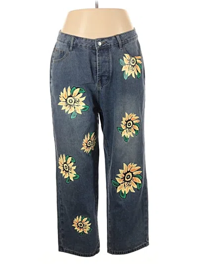 Pre-owned Unbranded Jeans In Blue