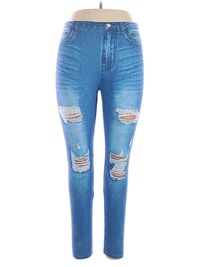 Pre-owned Unbranded Jeans In Blue