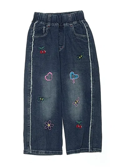 Pre-owned Unbranded Kids' Jeans In Blue