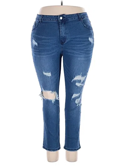Pre-owned Unbranded Jeans In Blue
