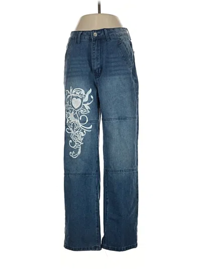Pre-owned Unbranded Jeans In Blue