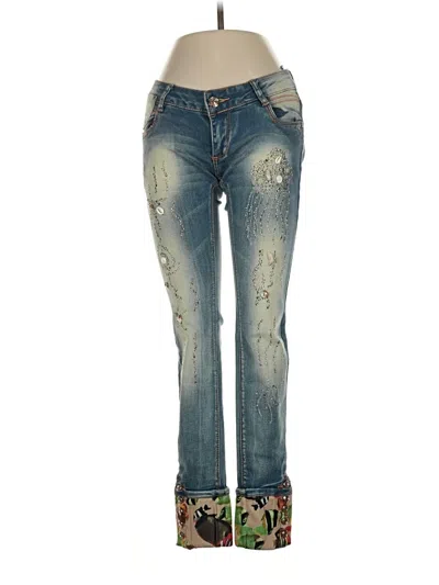 Pre-owned Unbranded Jeans In Blue