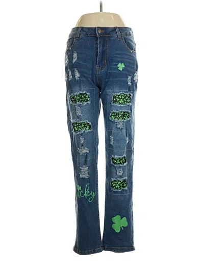 Pre-owned Unbranded Jeans In Blue
