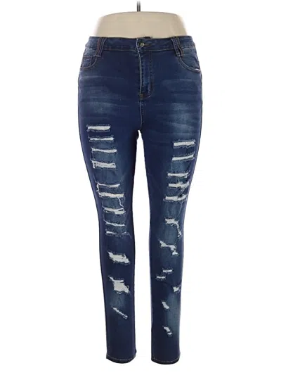 Pre-owned Unbranded Jeans In Blue