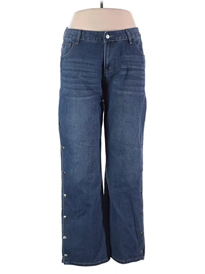 Pre-owned Unbranded Jeans In Blue