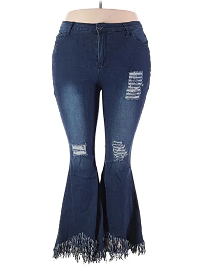 Pre-owned Unbranded Jeans In Blue