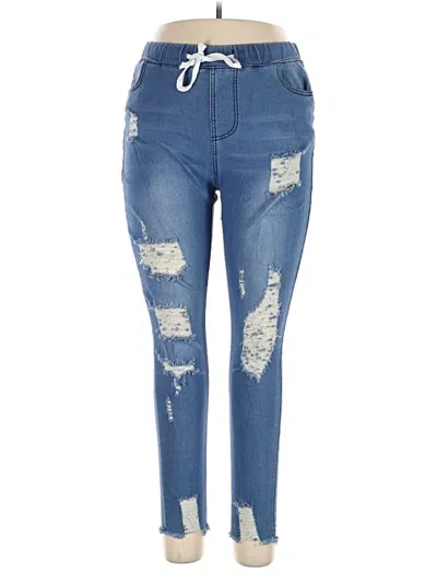 Pre-owned Unbranded Jeans In Blue