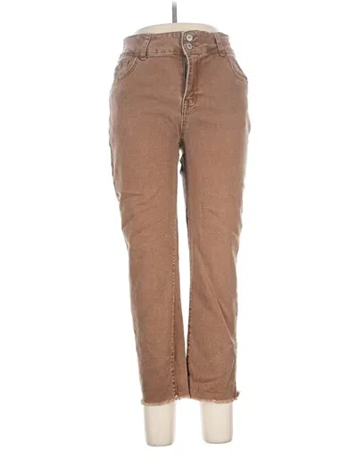 Pre-owned Unbranded Jeans In Brown