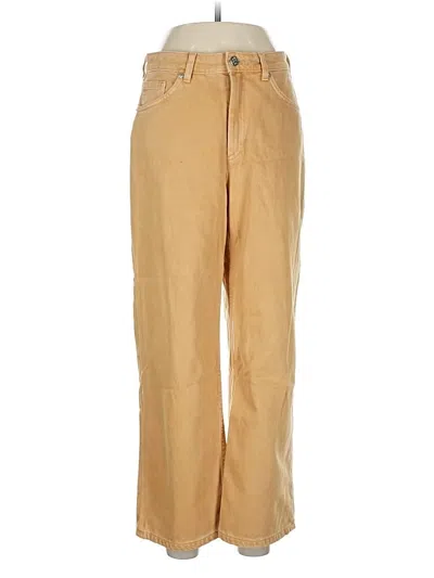 Pre-owned Unbranded Jeans In Gold