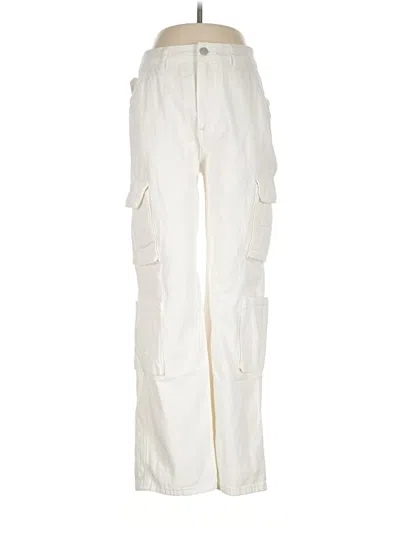 Pre-owned Unbranded Jeans In Ivory