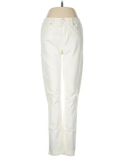 Pre-owned Unbranded Jeans In Ivory