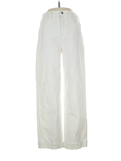 Pre-owned Unbranded Jeans In Ivory