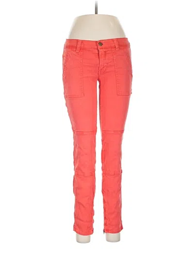 Pre-owned Unbranded Jeans In Orange