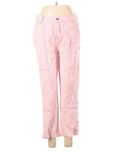 Pre-owned Unbranded Jeans In Pink