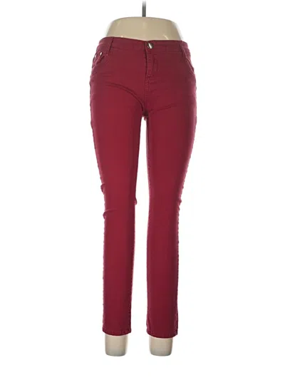 Pre-owned Unbranded Jeans In Red