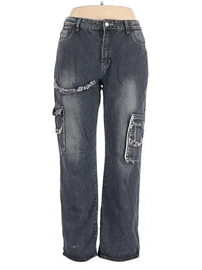 Pre-owned Unbranded Jeans In Silver