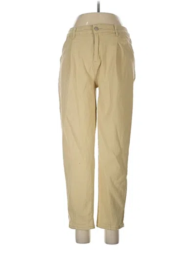 Pre-owned Unbranded Jeans In Tan