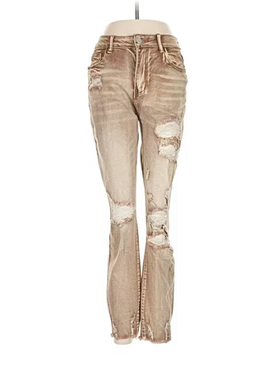 Pre-owned Unbranded Jeans In Tan