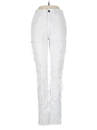 Pre-owned Unbranded Jeans In White