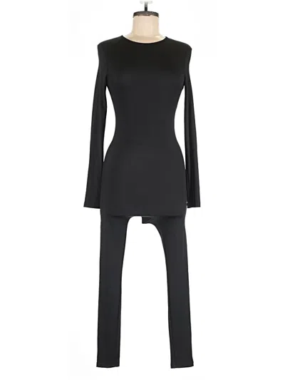 Pre-owned Unbranded Jumpsuit In Black