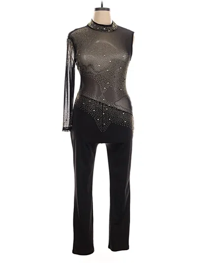 Pre-owned Unbranded Jumpsuit In Black
