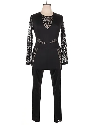 Pre-owned Unbranded Jumpsuit In Black