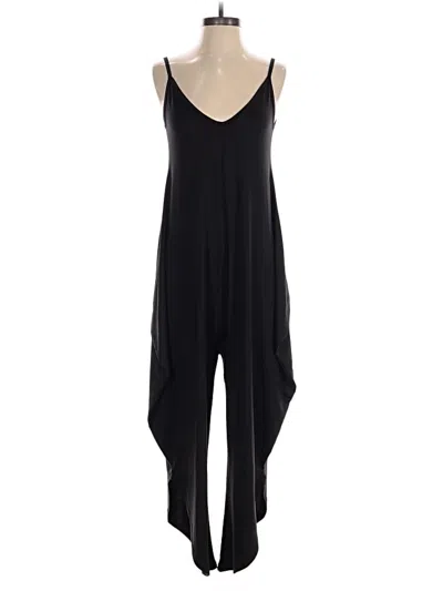 Pre-owned Unbranded Jumpsuit In Black