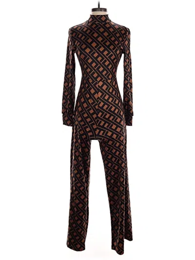 Pre-owned Unbranded Jumpsuit In Black