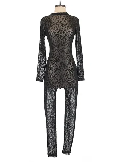 Pre-owned Unbranded Jumpsuit In Black