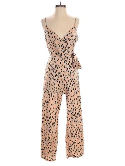 Pre-owned Unbranded Jumpsuit In Brown