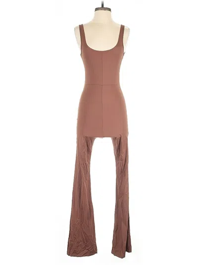 Pre-owned Unbranded Jumpsuit In Brown