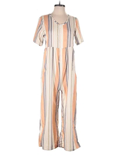 Pre-owned Unbranded Jumpsuit In Brown