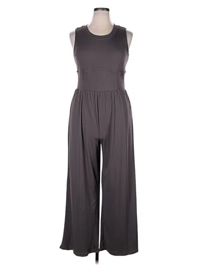 Pre-owned Unbranded Jumpsuit In Brown