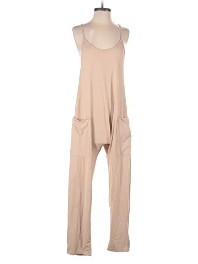 Pre-owned Unbranded Jumpsuit In Brown