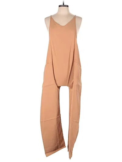 Pre-owned Unbranded Jumpsuit In Brown