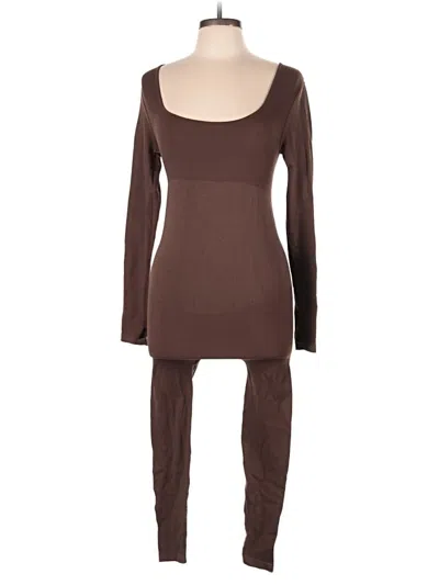 Pre-owned Unbranded Jumpsuit In Brown