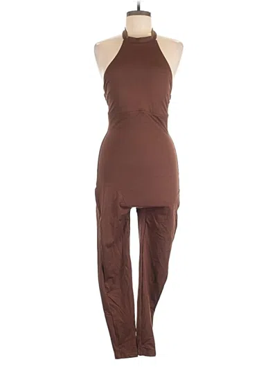 Pre-owned Unbranded Jumpsuit In Brown