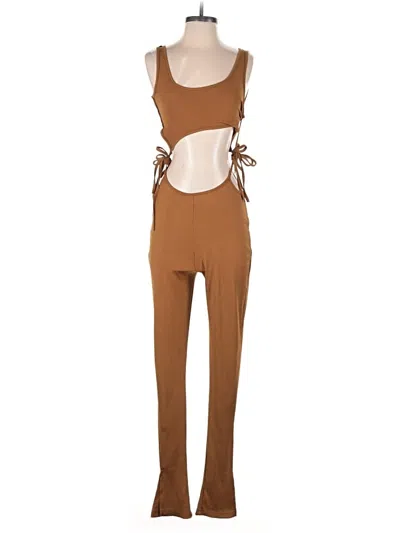 Pre-owned Unbranded Jumpsuit In Brown