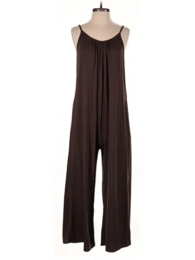 Pre-owned Unbranded Jumpsuit In Brown