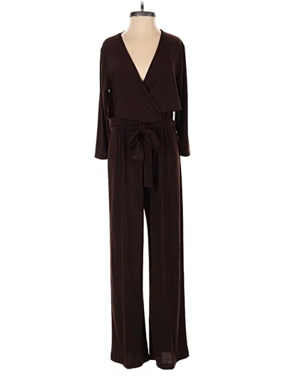 Pre-owned Unbranded Jumpsuit In Brown