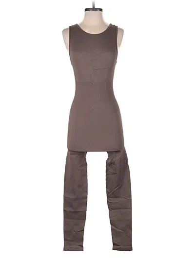 Pre-owned Unbranded Jumpsuit In Brown
