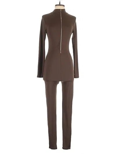 Pre-owned Unbranded Jumpsuit In Brown