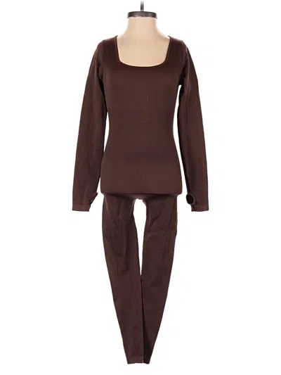 Pre-owned Unbranded Jumpsuit In Brown