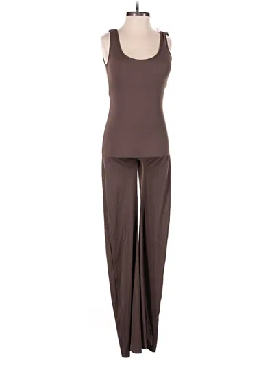 Pre-owned Unbranded Jumpsuit In Brown