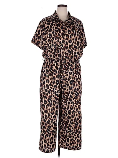 Pre-owned Unbranded Jumpsuit In Brown