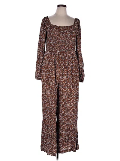 Pre-owned Unbranded Jumpsuit In Brown