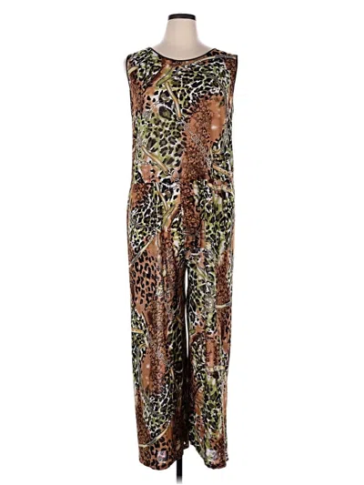 Pre-owned Unbranded Jumpsuit In Brown