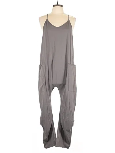 Pre-owned Unbranded Jumpsuit In Gray