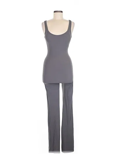Pre-owned Unbranded Jumpsuit In Gray