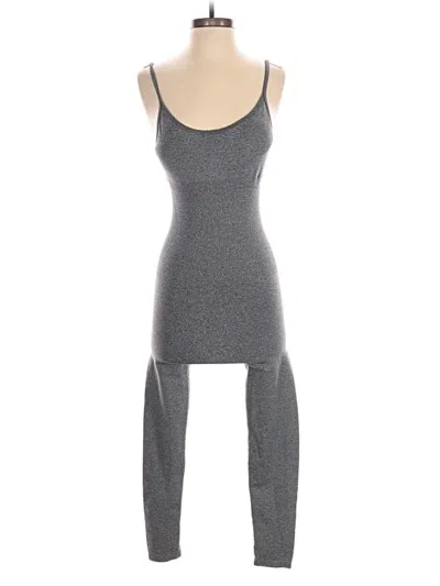 Pre-owned Unbranded Jumpsuit In Gray